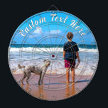 Tablero de Dardos con Foto de Mascota Personalizad<br><div class="desc">Tablero de Dardos con Foto y Texto Personalizados - Tu Propio Diseño con Mascota - Perro / Gato - Tableros de Dardos Personalizados para Niños / Mamá / Papá / Familia / Amigos o Regalos de Fotos de Juegos de Dardos Personalizados - Agrega tu Foto y Texto - Redimensiona y...</div>