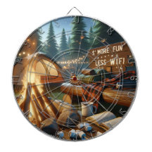 Tablero de Dardos de Camping ‘S’more Fun’ – Decora