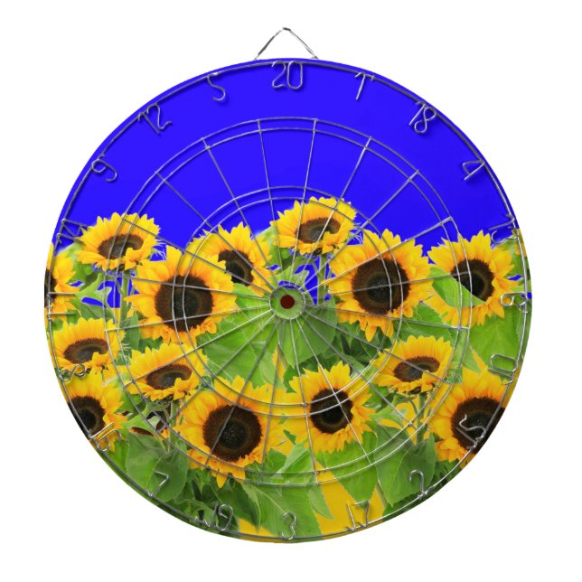 Tablero de Dardos de Girasoles (Frente)