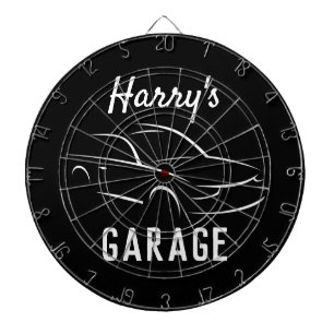 tablero de dardos de mancave de garaje para coches