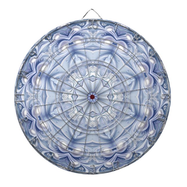 Tablero de dardos decorativo azul (Frente)