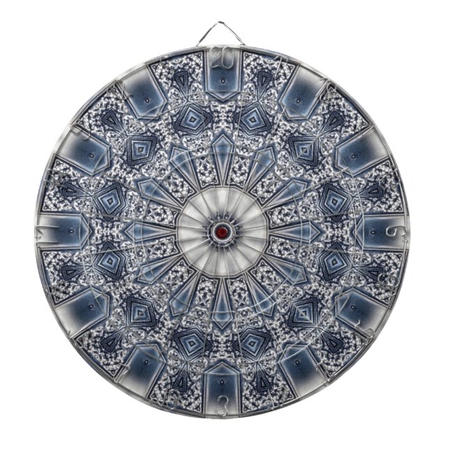 Tablero de dardos decorativo azul (Frente)