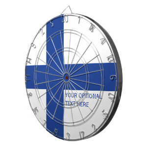 tablero de dardos del personalizado de bandera fin