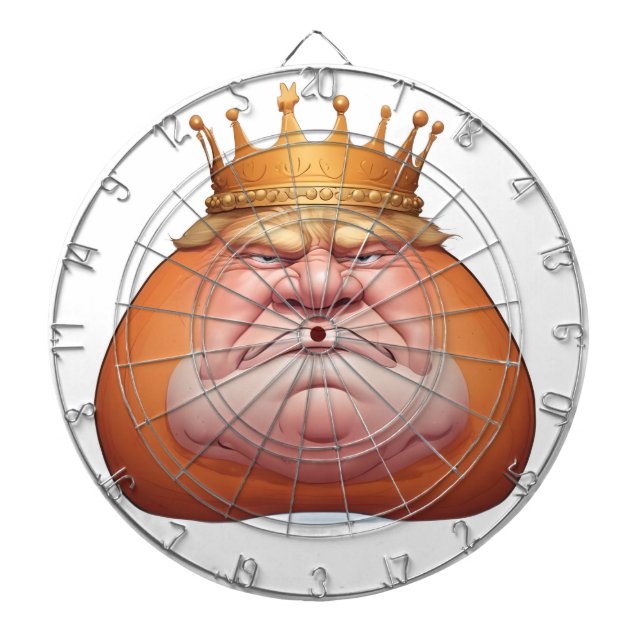 Tablero de dardos del rey de la IA Trump (Frente)