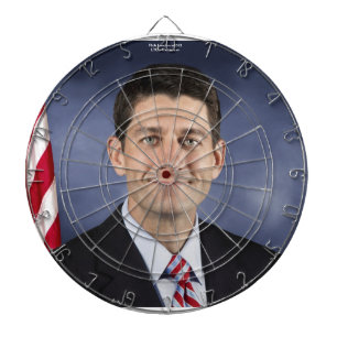 Tablero de dardos divertido de Paul Ryan por Rick
