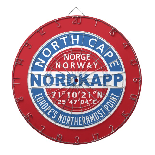 tablero de dardos NORDKAPP Noruega (Frente)