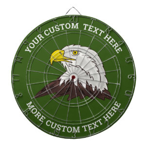 Tablero de dardos personalizado con logotipo de ág