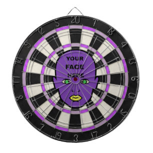 Tablero de Dardos Personalizado Morado – Agrega Tu