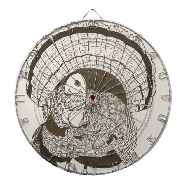 Tablero de dibujos animados Sepia de Turquía (Frente)