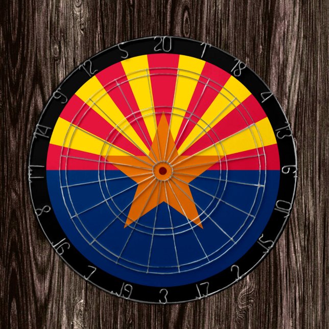 tablero de juego Arizona Flag Dartboard y Arizona  (Subido por el creador)