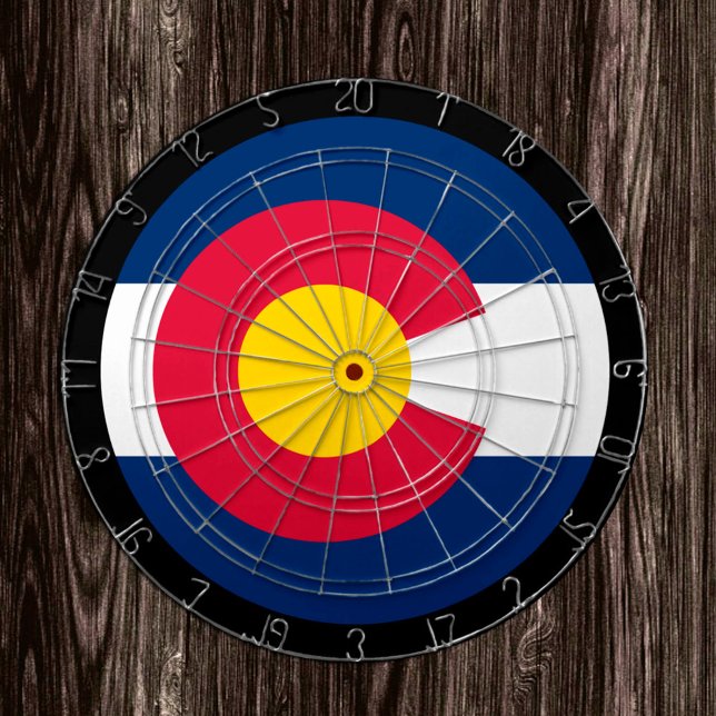 tablero de juego Colorado Flag Dartboard y Colorad (Subido por el creador)