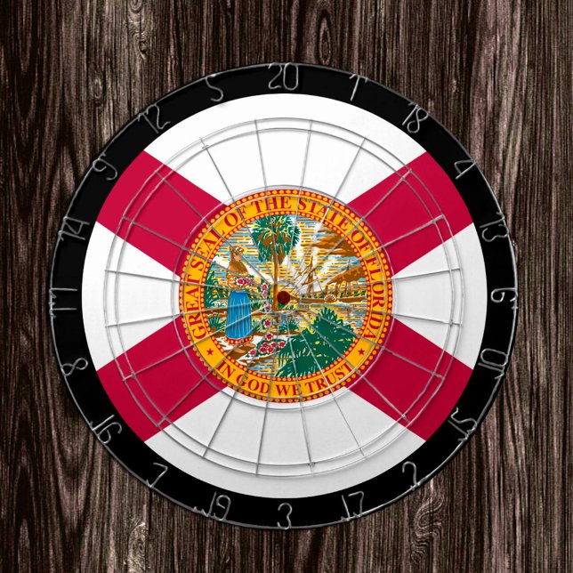 tablero de juego Florida Flag Dartboard y Florida  (Subido por el creador)