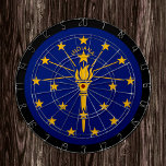 tablero de juego Indiana Flag Dartboard e Indiana<br><div class="desc">Cartel: dardos de la bandera de Indiana e Indiana,  juegos de diversión para la familia - amar mi país,  juegos de verano,  vacaciones,  día del padre,  fiesta de cumpleaños,  estudiantes universitarios / hinchas deportivos</div>