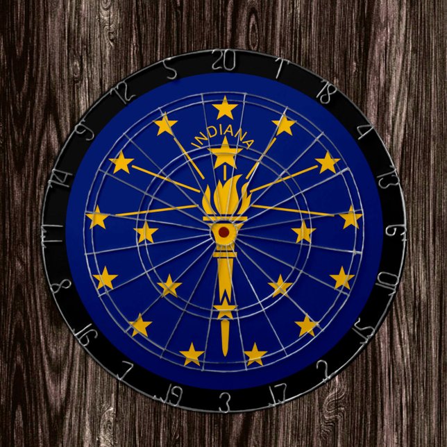 tablero de juego Indiana Flag Dartboard e Indiana  (Subido por el creador)
