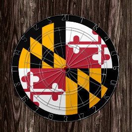tablero de juego Maryland Flag Dartboard y Marylan