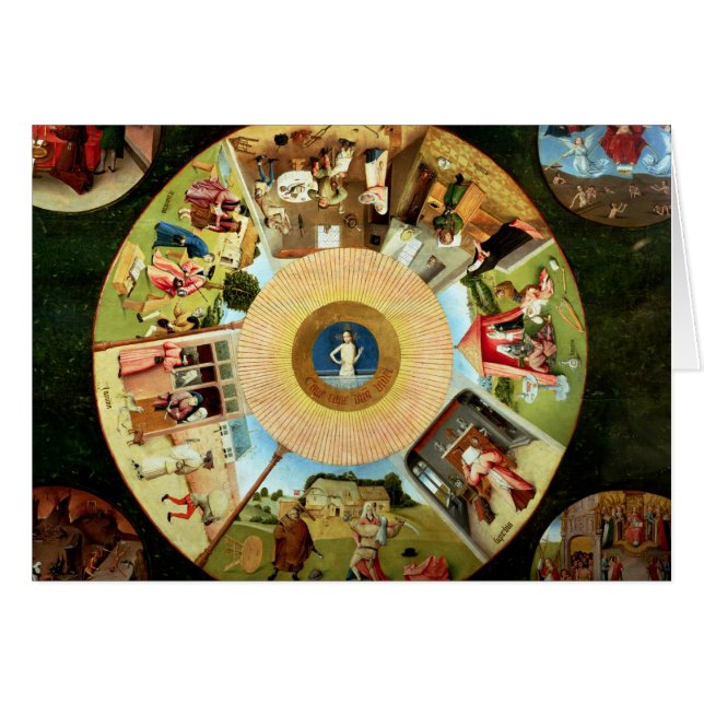 Tablero de la mesa de los siete pecados mortales (Anverso (Horizontal))