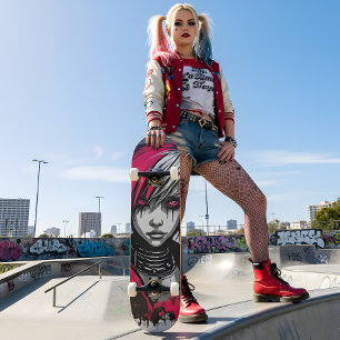 Tablero de monopatín de chica Emo Cyber 2K Urbano