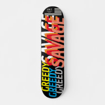 Tablero de monopatín GREEDY SAVAGE JMT 7 3/4"