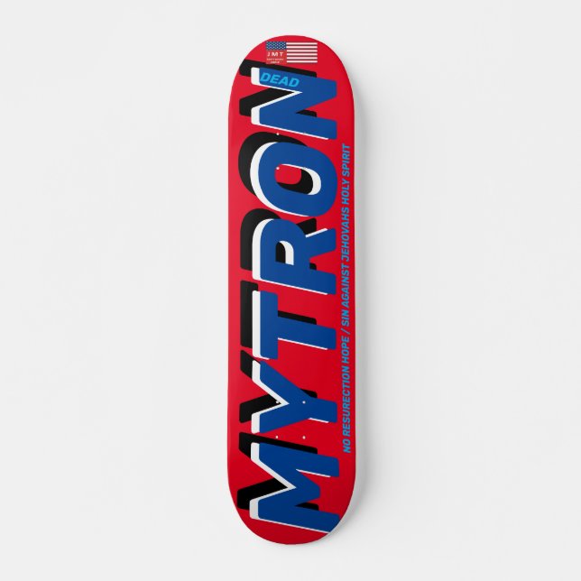 Tablero de patineta MYTRON DEAD 7 3/4" (Anverso )