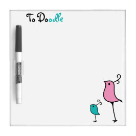 Tablero del Doodle, rosado/azul 2
