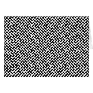 tablero negro de cheques blancos
