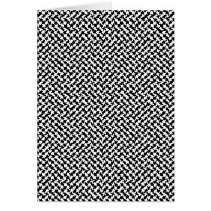 tablero negro de cheques blancos
