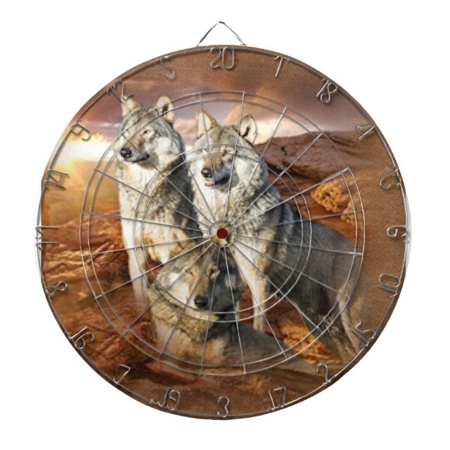 Tablero para tres lobos (Frente)