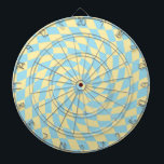 Tablero retro azul amarillo pastel<br><div class="desc">Una almohada de diseño a cuadros, perfectamente retorcida, en tonos pastel, llena de grandes vibraciones. Chequeras modernas y retorcidas de color violeta pastel, violeta, lila y amarillo pastel. Este bonito diseño retro psicodélico te lleva a la maravillosa tierra. Los cheques retorcidos en colores pastel. Giro y remolque, torneado, patrón a...</div>