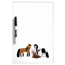 Tablero seco del borrado del granero de caballo