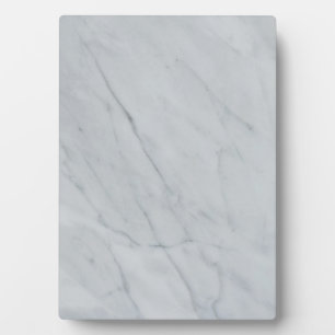 Tabletas de piedra de mármol blanco con placa de c