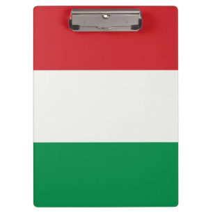Tablilla con sujetapapeles Italia estandarte