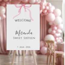 Tablones de Espuma Cumpleaños Sweet Sixteen con La