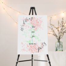 Tablones de Espuma para Bodas de Rosas de Arte Sim