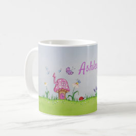 taburetes rosados en una taza personalizada