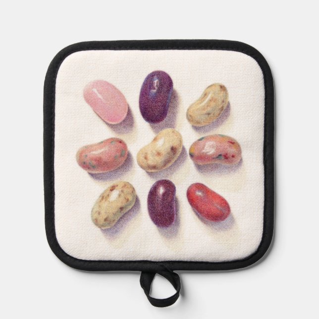 TAC TIC TOE JELLY BEANS Pot Holder (Anverso)