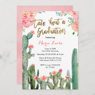 Taco 'acerca de una invitación a graduarse