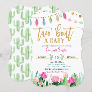 Taco 'acerca de una invitación a la Fiesta de Baby