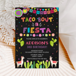 Taco 'acerca de una invitación a una fiesta