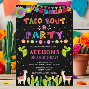 Taco 'acerca de una invitación de fiesta