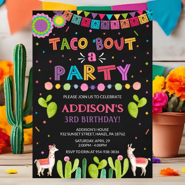 Taco 'acerca de una invitación de fiesta (Subido por el creador)