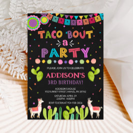 Taco 'acerca de una invitación de fiesta