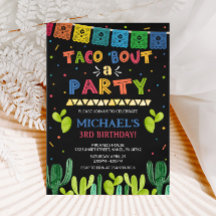 Taco acerca de una invitación de fiesta