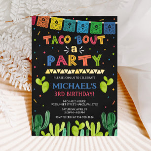 Taco acerca de una invitación de fiesta