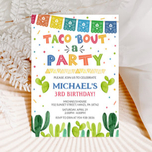 Taco acerca de una invitación de fiesta