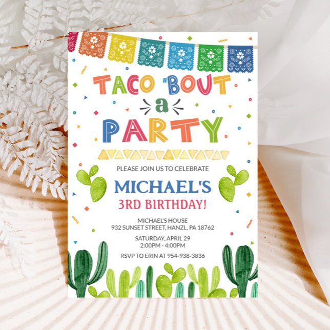 Taco acerca de una invitación de fiesta (Subido por el creador)