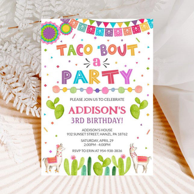 Taco 'acerca de una invitación de fiesta (Subido por el creador)