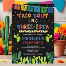 Taco acerca de una invitación de tres esta