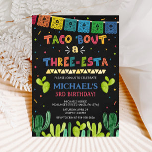 Taco acerca de una invitación de tres esta