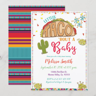 Taco Bout a Baby Baby Shower Invitación Fiesta