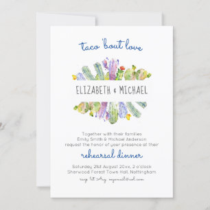 Taco Bout Love Cacti Fiesta Ensayo Cena